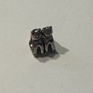 Pandora 925 silver cat charm